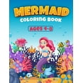 thumbnail image 1 of Mermaid Coloring Book Ages 4-8: Great Coloring Book for Girls with Cute Mermaids / 50 Unique Coloring Pages / Pretty Mer, (Paperback), 1 of 1