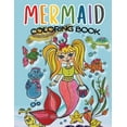 thumbnail image 1 of Mermaid Coloring Book: For Kids 4-8, Hand Drawn by the Artist, (Paperback), 1 of 1