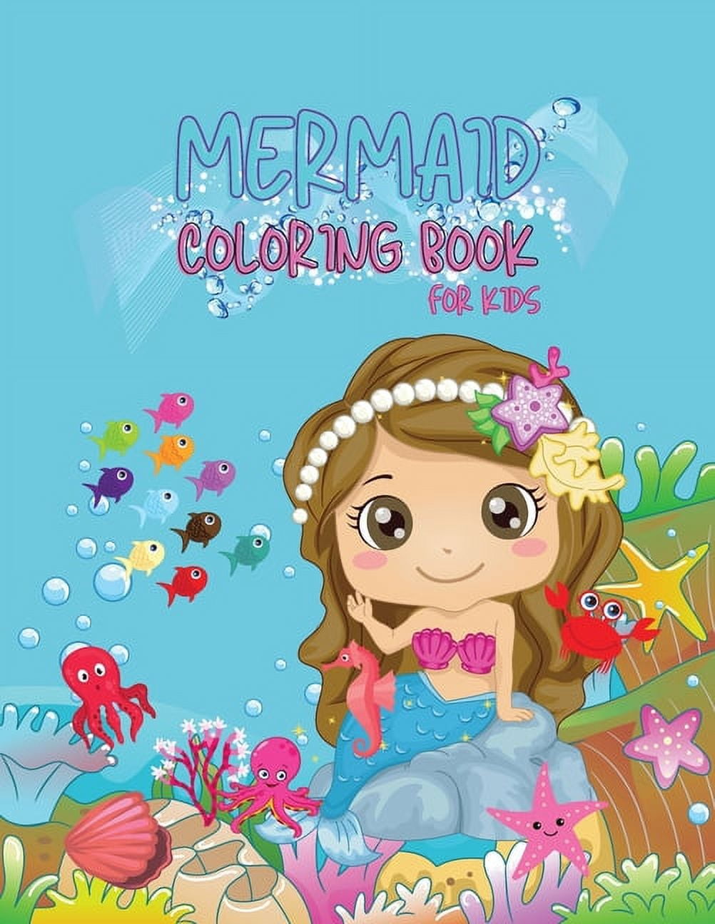 Mermaid Coloring Book for Kids For Kids Ages 48, 912 (Coloring