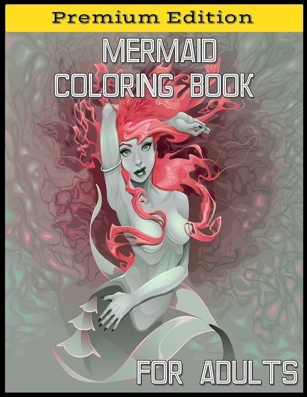 Mermaid Coloring Book for Adults : Beautiful Creatures, Cute Mermaids, Fantasy Scenes for Relaxation (Paperback)