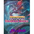 thumbnail image 1 of Mermaid Coloring Books For Adults : An Adult Coloring Book with Beautiful Fantasy Women Coloring Books for Adults (Paperback), 1 of 1