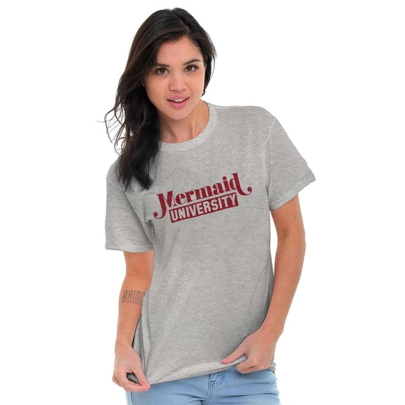 Mermaid Cute Beach Lover Vibes Women's Graphic T Shirt Tees Brisco Brands X