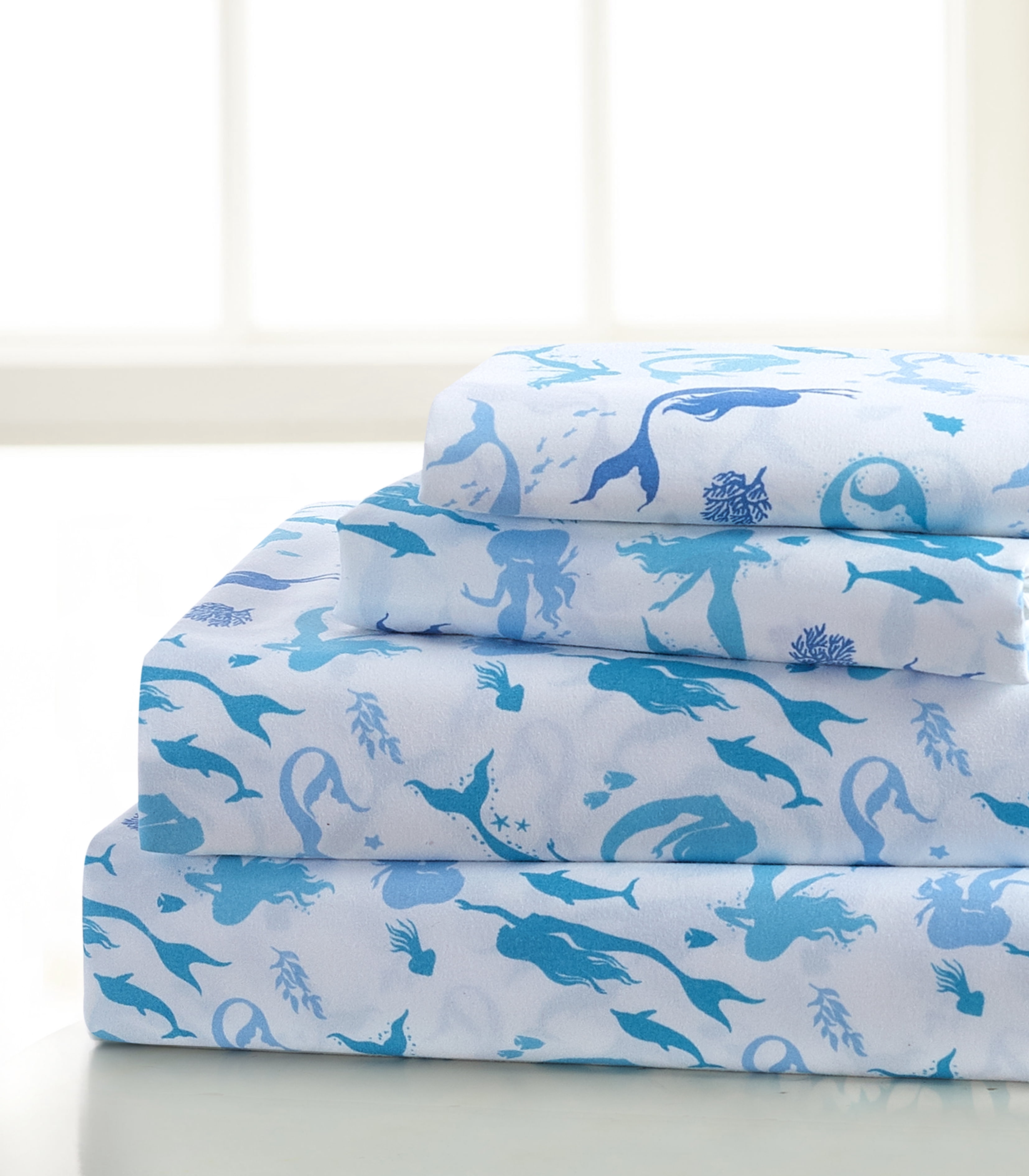 Mermaid Dance 4-piece Sheet Set King