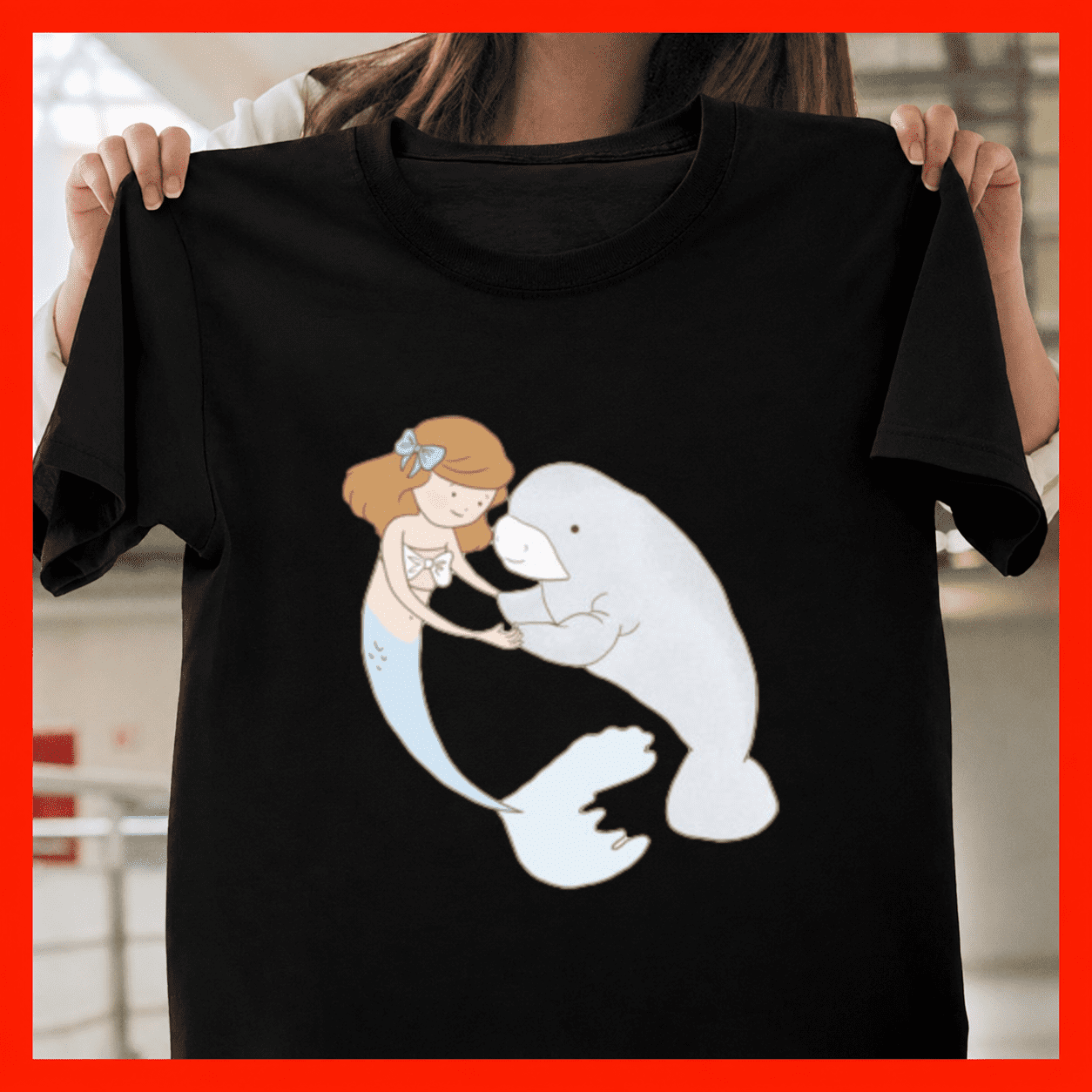 Mermaid Dance Ocean Siren Underwater Waves Fantasy Graphic Unisex T ...