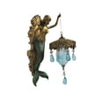 thumbnail image 1 of Mermaid Design Wall Lamp For Home Decoration, Vintage Modern Fusion Artistic Decor With Scales And Baroque Details, Ideal For Bedroom Hallway Living Room Vanity Bathroom, 1 of 4