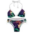 thumbnail image 1 of Mermaid Detachable Sponge Adjustable Strap Bikini Set Two-Pack - Versatile Swim Suit Set, 1 of 6