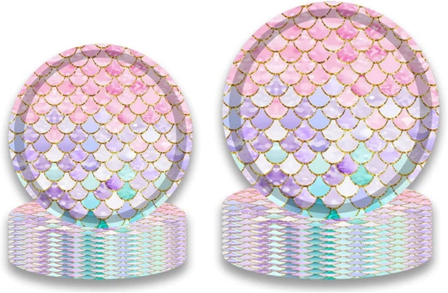Mermaid Disposable Party Plates,40Pack 9 Inch Paper Plates & 40Pack 7 — free download