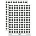 thumbnail image 1 of Mermaid Dragon Fish Scales Circle 200+ Round Stickers - White - Matte Finish - 0.50" Size, 1 of 3