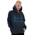 thumbnail image 1 of Mermaid Dreams Water Babies Beach Day Women Plus Size Hoodie Brisco Brands 2X, 1 of 4