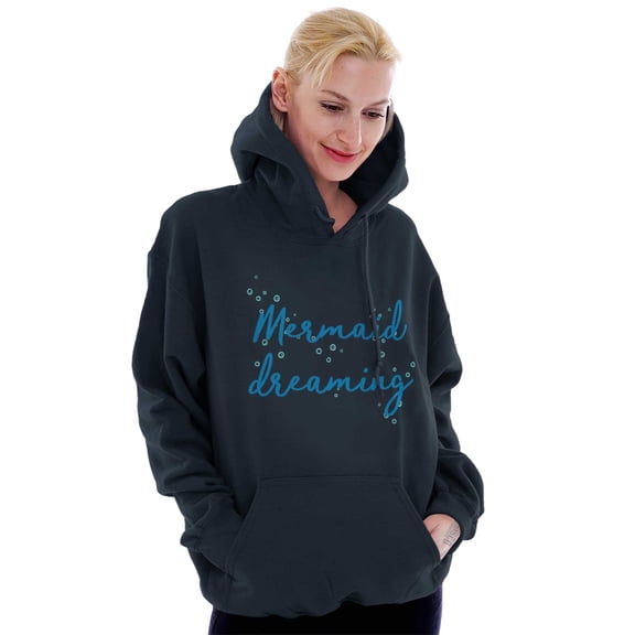 Mermaid Dreams Water Babies Beach Day Women Plus Size Hoodie Brisco Brands 2X