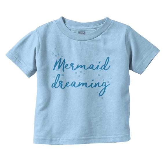 Mermaid Dreams Water Babies Beach Day Youth T Shirt Tee Girls Infant Toddler Brisco Brands 12M