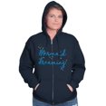 thumbnail image 1 of Mermaid Dreams Water Babies Beach Day Women Plus Size Zipper Hoodie Brisco Brands 5X, 1 of 5