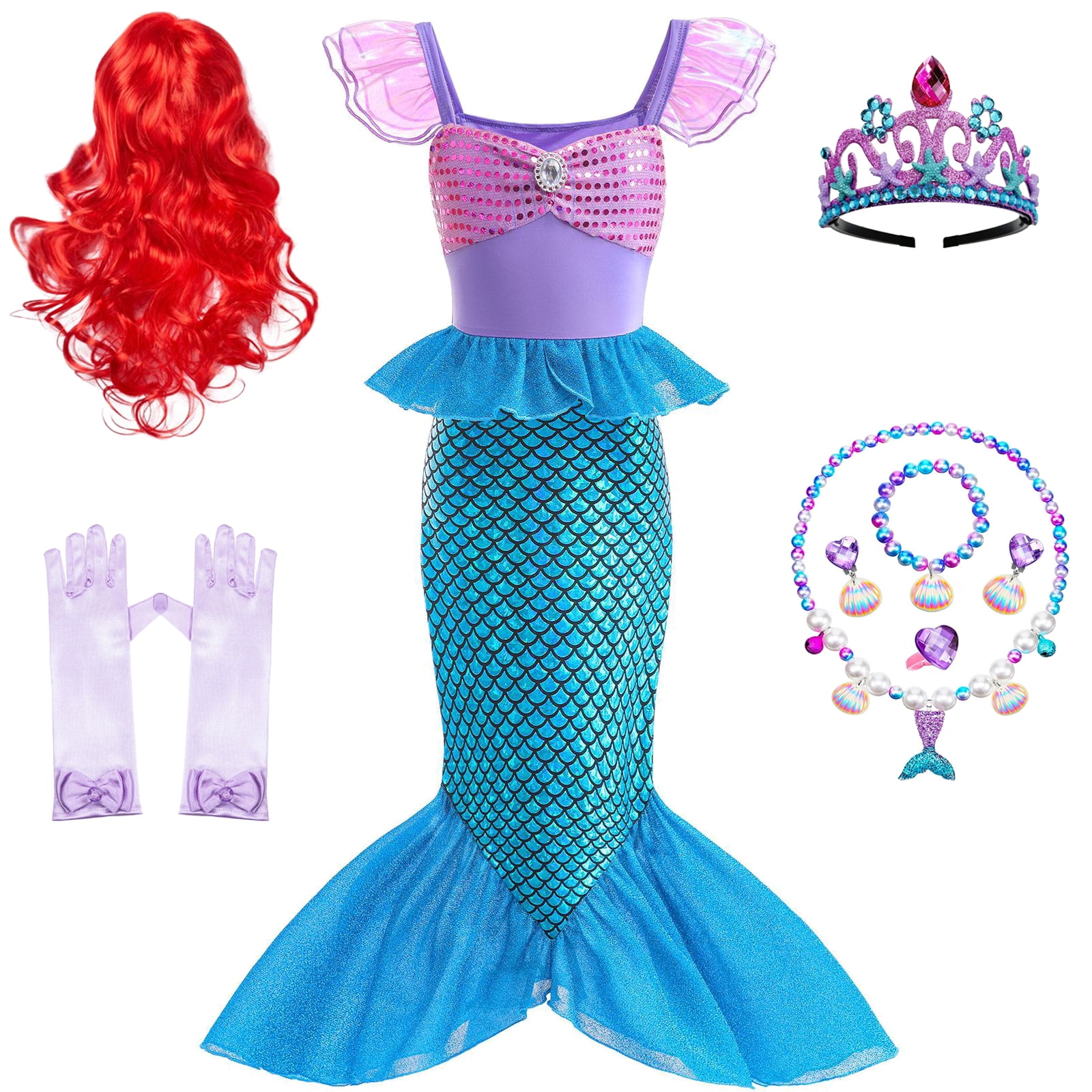 Mermaid Dress Up Costumes For Girls Halloween Costumes Dress Up Outfit mermaid-dress-up-costumes-for-girls-halloween-costumes-dress-up-outfit