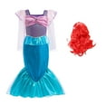 thumbnail image 1 of Mermaid Dress for Girls Ariel Princess Costume Christmas Birthday Dress up, 1 of 7