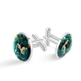 thumbnail image 1 of Mermaid Elegant Men's Cufflinks for Formal Attire, Crafted in Stainless Steel for Sophisticated Look, for Business Meetings and Special Occasions, 1 of 6