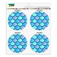 thumbnail image 1 of Mermaid Fish Scale Pattern Refrigerator Fridge Locker Vinyl Circle Magnet Set, 1 of 4