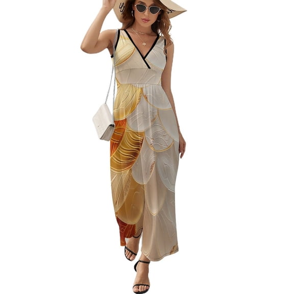Mermaid Fish Scales Pattern Design Sleeveless Dress Summer Clothes for Women Women's Clothing 2025