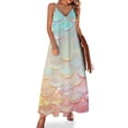 thumbnail image 1 of Mermaid Fish Scales Sleeveless Dress Women's Luxury Party Dress Birthday Dresses for Women, 1 of 7