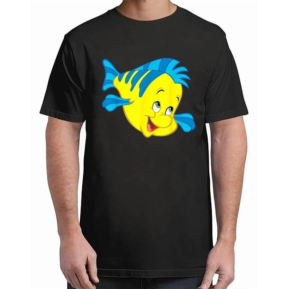 Mermaid Flounder Sidekick Big Face Unisex S-5Xl T-Shirt