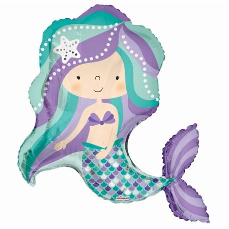 Mermaid Foil Balloon 36"