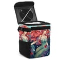thumbnail image 1 of Mermaid Foldable Car Trash Can with Lid, Leak-proof Hanging Storage Bag - Trash Can for Car, Car Garbage Can, 1 of 6