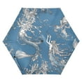thumbnail image 1 of Mermaid Folding Umbrella UV50+ Waterproof Sun Protection Auto Open Close Compact Fiberglass Frame, 1 of 8