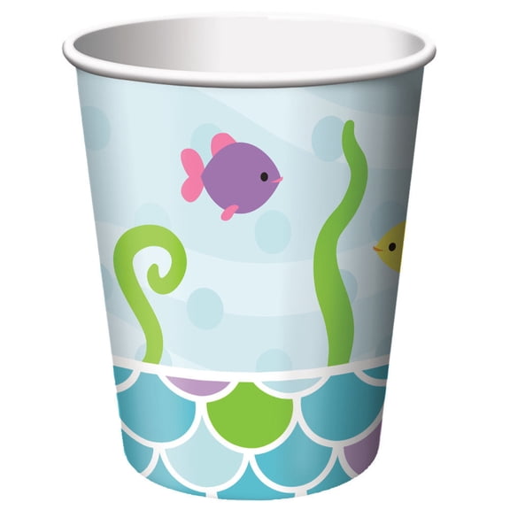 Mermaid Friends 9 Oz Cups (8 Count)