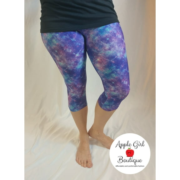 Mermaid Galaxy Capris - Women's