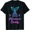 thumbnail image 1 of Mermaid Girl Daddy Shirt Merdad Security Apparel Fathers Day T-Shirt Shirts, 1 of 3
