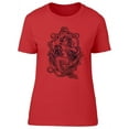 thumbnail image 1 of Mermaid Girl Sitting On Anchor T-Shirt Women -Image by Shutterstock, Female Large, 1 of 2