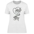 thumbnail image 1 of Mermaid Giving A Kiss T-Shirt Women -Image by Shutterstock, Female Large, 1 of 2