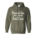 thumbnail image 1 of Mermaid Hair Don't Care Adult Hooded Sweatshirt, 1 of 2
