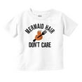 thumbnail image 1 of Mermaid Hair Don't Care Beach Lover Youth T Shirt Tee Girls Infant Toddler Brisco Brands 4T, 1 of 5