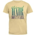 thumbnail image 1 of Mermaid Hair Don't Care Mens T Shirt Yellow Haze X-LG, 1 of 1