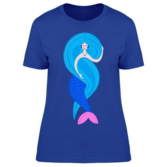 Mermaid Hair T-Shirt Women -Image by Shutterstock, Female Large