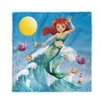 thumbnail image 1 of Mermaid Head Scarf, Wave with Cartoon Fish, Head Wrap, 3 Sizes, by Ambesonne, 1 of 2