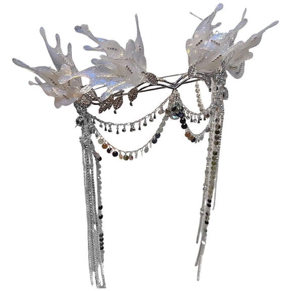 Mermaid Headpiece Mermaid Crown Mermaid Tiara Mermaid Headband Mermaid Hair Crown for Sirens Goddess Cosplay