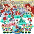 thumbnail image 1 of Mermaid Party Supplies Honeycomb Centerpieces Table Toppers Decorations for Birthday Backdrop Banner, 1 of 7