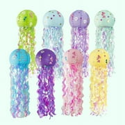 Mermaid Jellyfish Lanterns Hanging Paper Lanterns for Child Mermaid Themed Birthday Party Decorations Baby Shower Party Supplies 1PC