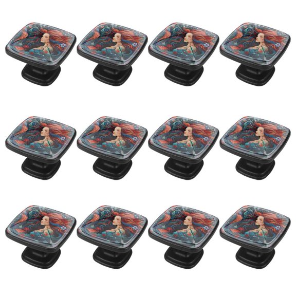 Mermaid Kitchen Cabinet Knobs 12 Pack Drawer Knobs Cabinet Hardware