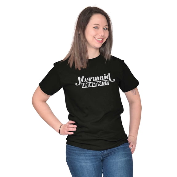 Mermaid Cute Beach Lover Vibes Women's Graphic T Shirt Tees Brisco Brands M