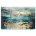 thumbnail image 1 of Mermaid Lagoon Long Swim Canvas Pastel Abstract Wall Art by Art Remedy, Gallery Wrapped, 24" x 20", 1 of 7