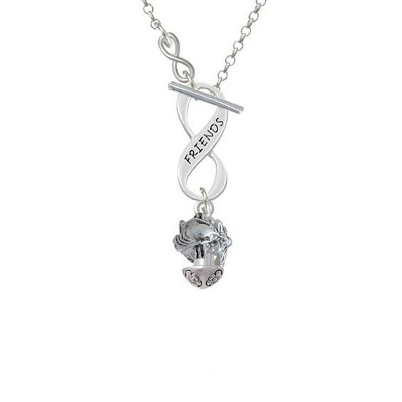 Mermaid & Lobster Spinner - To Infinity Friends Toggle Necklace