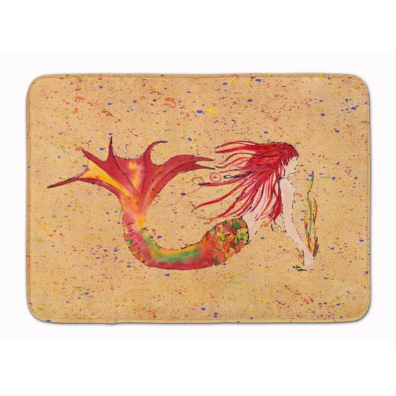 Mermaid Machine Washable Memory Foam Mat