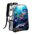 thumbnail image 1 of Mermaid Magic Pattern Transparent Backpack Lightweight And fashionable Showcasing Personality And Leading The Trend, 1 of 6