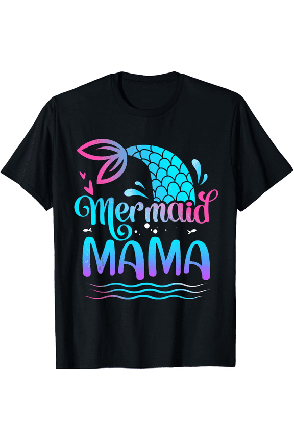 Mermaid Mama Cute Mermaid Birthday Family Matching T-Shirt