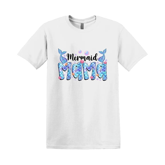 Mermaid Mama Shirt, Personalized Mama Shirt, Custom Mama Shirt, Mama and Kids Shirt