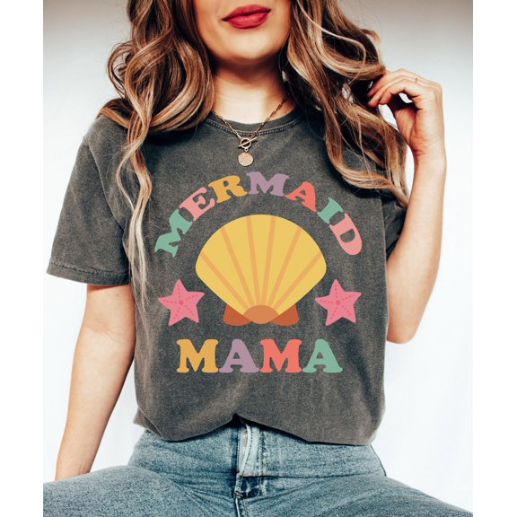Mermaid Mama Shirt Summer, Women's Summer Shirt, Beach Shirt, Vacation Shirt, Vacay Mode, Cute Travel, Summer Vibes Shirt All Size S-5Xl