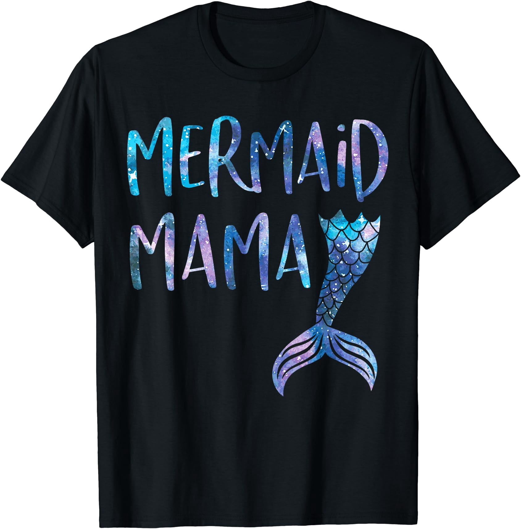 Mer Made Lids Mermaid Mama Tail Matching Mermaid Squad Birthday Party T-Shirt ...