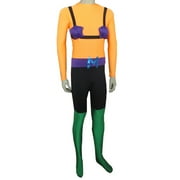 MYPARTYSHIRT Mermaid Man Adult Costume Spongebog Squarepants Cosplay TV Superhero Lycra Suit